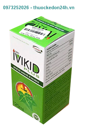  Thuốc Siro Ivikid Plus – Hỗ trợ giảm ho bổ phổi