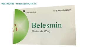 Thuốc Belesmin 500mg - Thuốc đặt âm đạo 