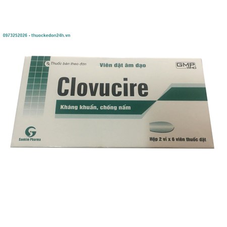 Thuốc Clovucire – Viên đặt Âm đạo