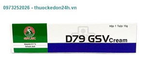 D79 GSV- Kem Trị Mụn Hiệu Quả