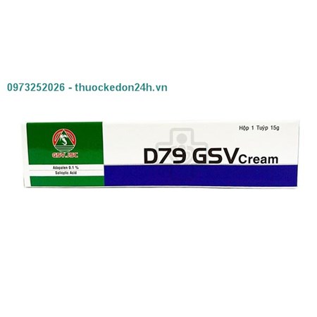 D79 GSV- Kem Trị Mụn Hiệu Quả