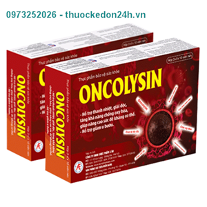 Oncolysin - Hỗ trợ giảm nguy cơ u bướu