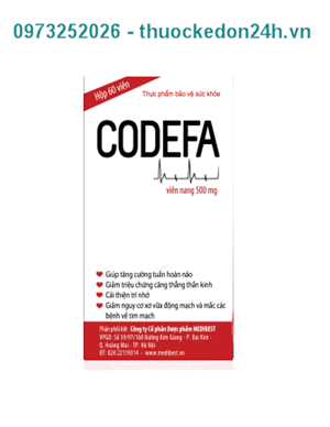 Codefa - Tăng cường sức khỏe tim mạch 