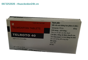 Telroto 40 - Điều Trị Tăng Huyết Áp