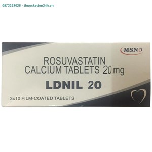 Ldnil 20 - Điều trị  tăng cholesterol máu 