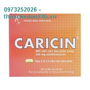 Caricin -Kháng Sinh Điều Trị Nhiễm Khuẩn