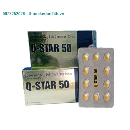 Qstar 50 - Hỗ trợ bệnh tim mạch