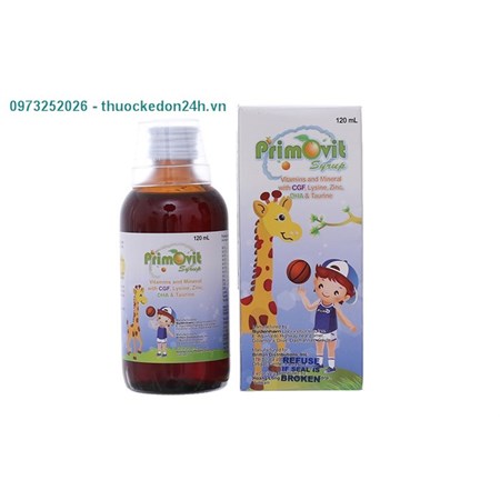 Thuốc Primovit Syrup 120ml - Bổ sung vitamin và khoáng chất