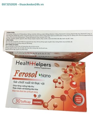 Ferosol Nano - Bổ sung sắt và acid folic
