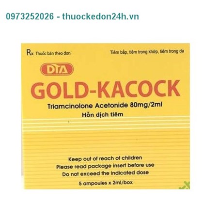 Gold-Kacock – hỗn dịch tiêm trị viêm khớp dạng thấp