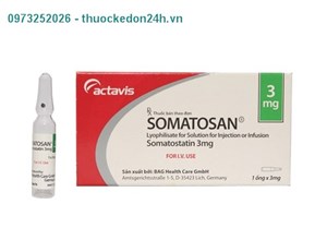 Thuốc Somatosan 3mg – Thuốc trị viêm tụy xuất huyết tiêu hóa
