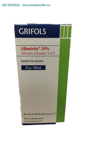 Thuốc Albutein 25% – Bổ sung protein huyết tương