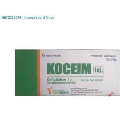 Thuốc tiêm Koceim – Điều trị các bệnh nhiễm khuẩn