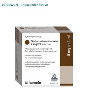 Thuốc tiêm Ondansetron Hameln 2mg/ml – Trị nôn, buồn nôn do xạ trị