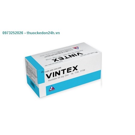 Thuốc tiêm Vintex 50 mg/2 ml – Điều trị viêm loét dạ dày tá tràng