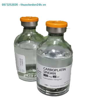 Thuốc truyền tĩnh mạch Carboplatin Sindan 450Mg/45Ml – Điều trị ung thư