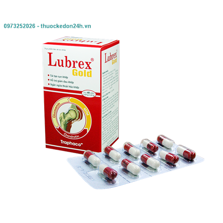 Lubrex Gold - Giảm triệu chứng của thoái hóa khớp