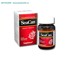 Seacan 60V Traphaco - Bổ sung canxi giúp xương chắc khỏe