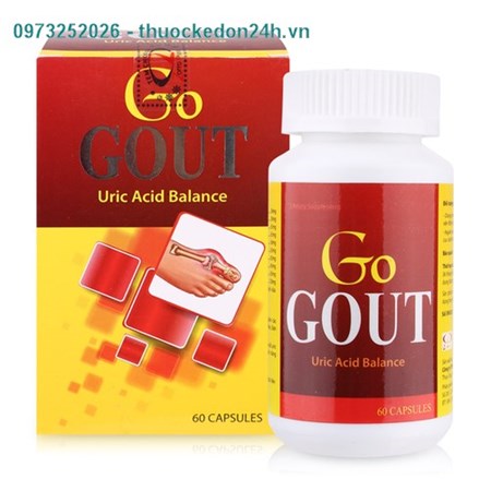 Go gout -  Hỗ trợ điều trị bệnh gout