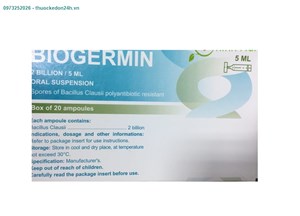 Biogermin – Giúp cân bằng lại hệ vi sinh đường ruột