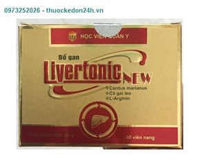 Livertonic new – bổ gan, tăng cường chức năng gan