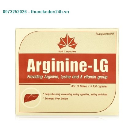 Thực phẩm chức năng Ariginine LG – Tăng cường sức khỏe