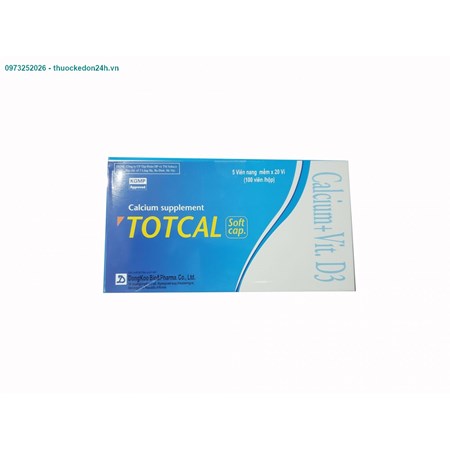 Thuốc Totcal Soft capsule-Bổ Sung Canxi