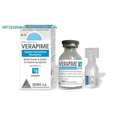 Verapime 1g - Thuốc kháng khuẩn hiệu quả