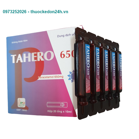 Thuốc Tahero 650 - Giảm đau , hạ sốt, chống viêm 