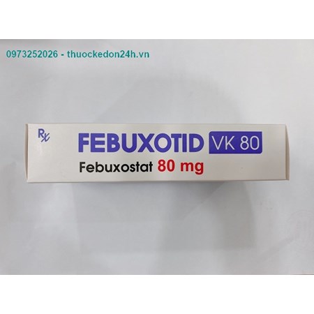Febuxotid VK80-Điều Trị Tăng Acid Uric
