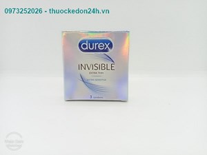 Durex invisible- Bao Cao Su Siêu Mỏng