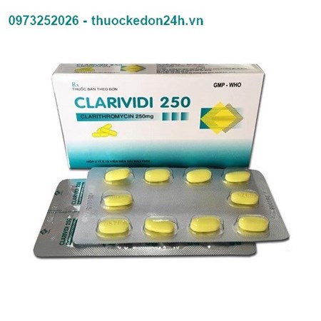 Clarividi 250mg - Kháng sinh điều trị nhiễm khuẩn