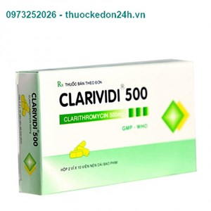 Clarividi 500mg - Kháng sinh điều trị nhiễm khuẩn