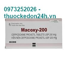 Macoxy 200mg – thuốc điều trị nhiễm khuẩn