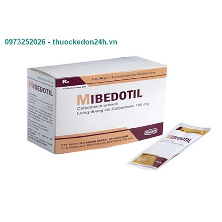 Mibedotil 100mg – thuốc điều trị nhiễm khuẩn