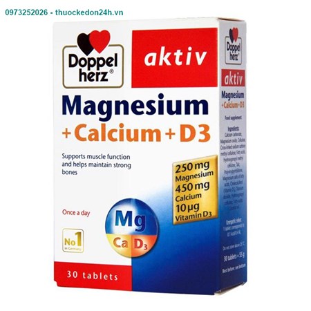 Magnesium + Calcium D3 - Bổ sung calci cho cơ thế