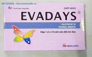 Evaday - Thuốc đặt phụ khoa