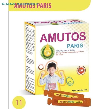 Amutos Paris  – Tăng cường sức đề kháng cho trẻ