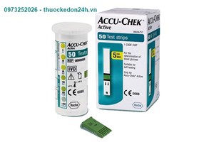 Accu Chek Active – Que thử đường huyết – Hộp 50 Que