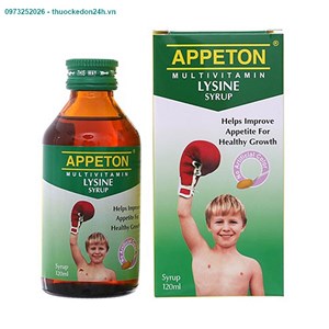Appeton Viên Ngậm – bổ sung các vitamin và khoáng chất