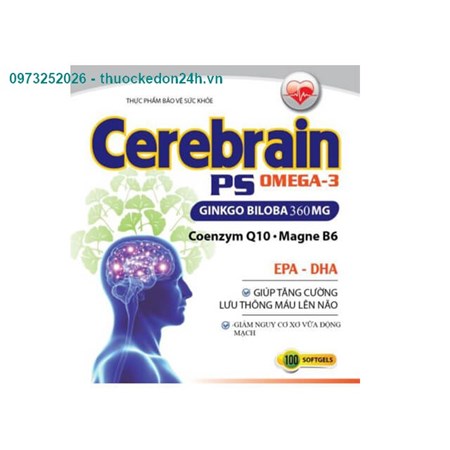 Cerebrain PS - giúp tăng cường tuần hoàn não