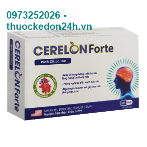 Cerelon Forte - giúp bổ sung dưỡng chất cho não