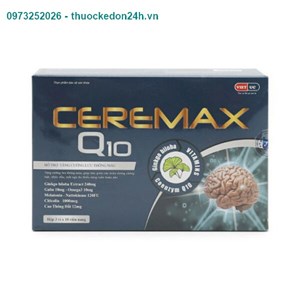 Ceremax Q10 – Viên uống tuần hoàn não