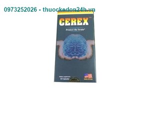 Cerex - tăng cường tuần hoàn não