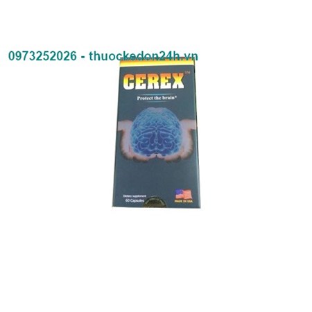 Cerex - tăng cường tuần hoàn não