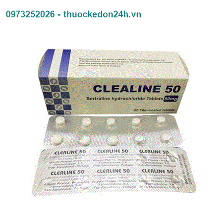 Clealine 50 mg – Thuốc điều trị bệnh trầm cảm