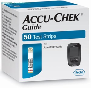Accu Chek Guide – Que thử đường huyết – Hộp 50 Que