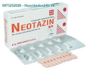  Neotazin MR 35mg - Điều trị dự phòng các cơn đau thắt ngực