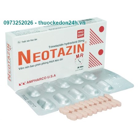  Neotazin MR 35mg - Điều trị dự phòng các cơn đau thắt ngực
