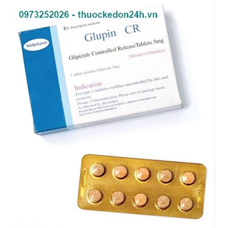 Glupin CR - Thuốc điều trị tiểu đường 